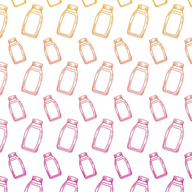 Kristal kavanoz arka plan vektör çizim satırı suyu beslenmesinde bozulmuş