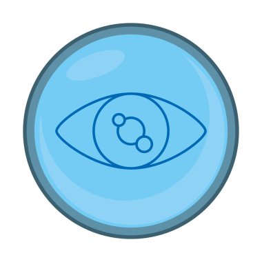 göz grafik vizyon tasarım amblemi vektör çizim