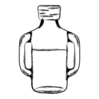 Grunge lezzetli meyve suyu sağlıklı içecek vektör çizim