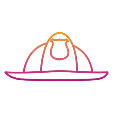 bozulmuş satır acil itfaiye kask ekipman koruma vektör çizim