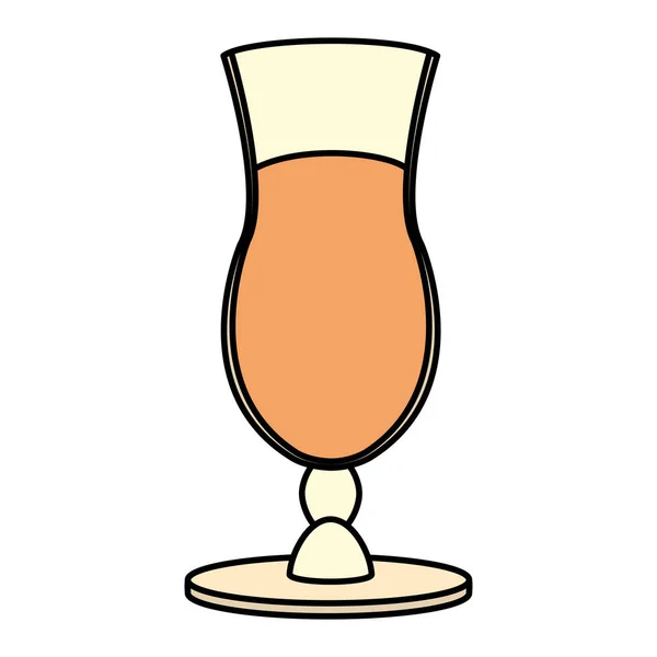 Liqueur Cocktail Verre Alcool Boisson Vecteur Illustration — Image vectorielle