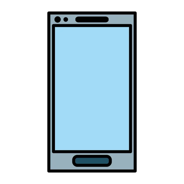 Écran Couleur Électronique Smartphone Techologie Conception Vectoriel Illustration — Image vectorielle