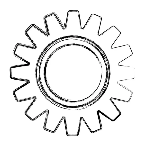 Grunge Industrin Redskap Engineering Maskiner Processen Vektorillustration — Stock vektor