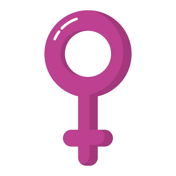 Piktogramm Frau Sex Symbol Stil Vektor Illustration — Stockvektor