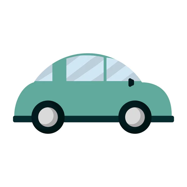 Car Transportation Vehicle Style Icon Vector Illustration — Stock Vector