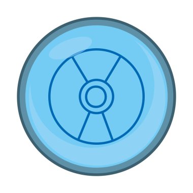 tehlike tehlike enerji güç amblemi vektör çizim