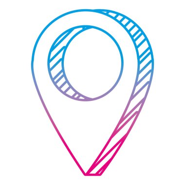 satır konumu harita sembol grafik yön vektör çizim için bozulmuş