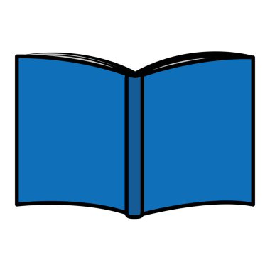 renk açık kitap tarzı eğitim nesne vektör çizim