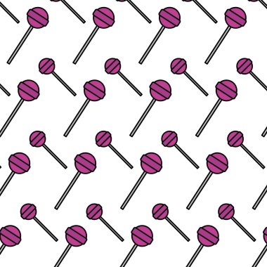 renk lezzetli tatlı lolipop şeker arka plan vektör çizim