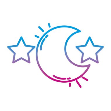 satırı ay gökyüzü yıldız astronomi boşluk vektör çizim ile bozulmuş