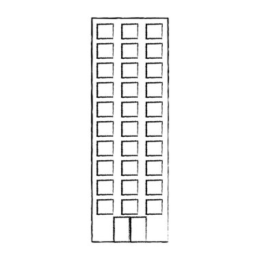 grunge şehir inşaat kentsel mimari vektör çizim oluşturma