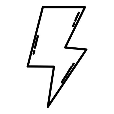 çizgi tehlike enerji ba * güç Sanayi vektör çizim için