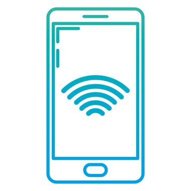 satır smartphone teknoloji wifi veri aygıt vektör çizim ile bozulmuş