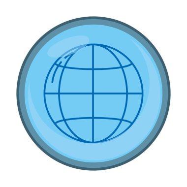 ağ dijital genel bağlantı amblemi vektör çizim