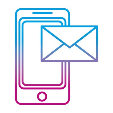 satır smartphone teknoloji elektronik e-posta iletisi vektör çizim ile bozulmuş