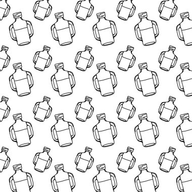 mason arka plan vektör çizim satırı sağlıklı meyve suları beslenmesinde