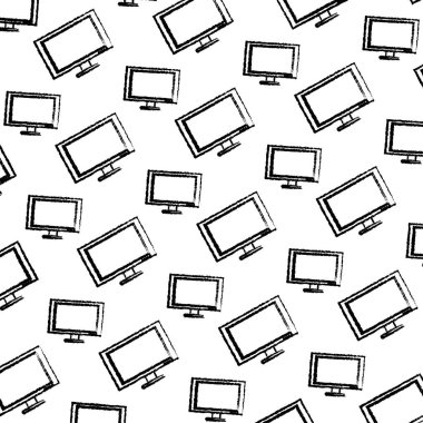 Grunge elektronik bilgisayar teknolojisi bilgi arka plan vektör çizim