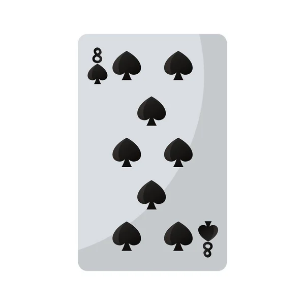 八匹斯赌场卡游戏向量例证 — 图库矢量图片