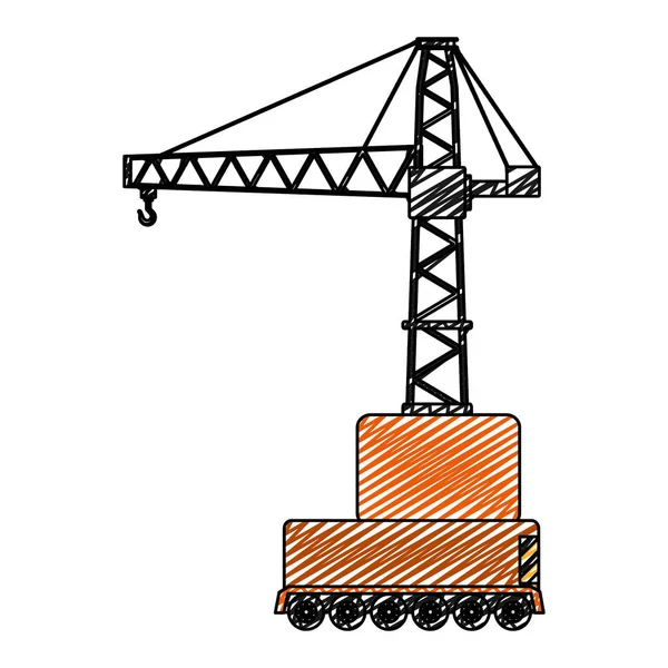 涂鸦侧城市滑轮建筑对象向量例证 — 图库矢量图片