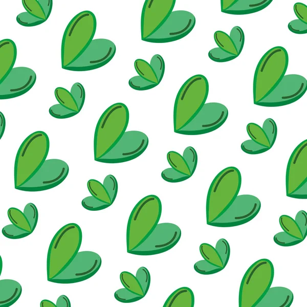 Ωραία Φύλλα Τροπικό Φυτό Εικονογράφηση Διάνυσμα Φόντο — Διανυσματικό Αρχείο
