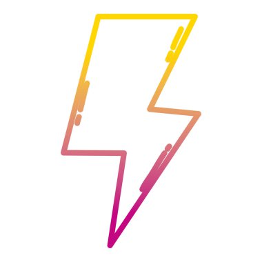 çizgi tehlike enerji ba * güç Sanayi vektör çizim için bozulmuş