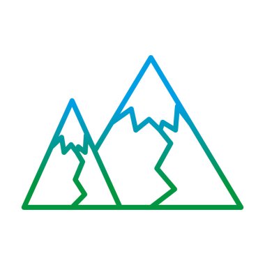 bozulmuş satır güzel dağ grafik doku tasarlamak vektör