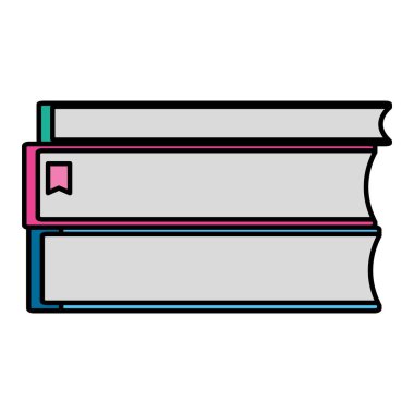 renk kitap edebiyat Okulu Eğitim Gereçleri illüstrasyon vektör