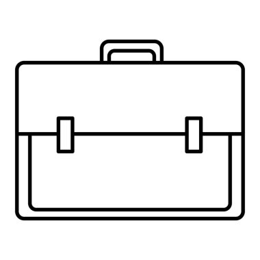 kağıt belge vektör çizim kaydetmek için çizgi evrak çantası nesnesi