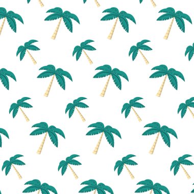 tropikal palmiye ağaç arka plan vektör çizim yaprak