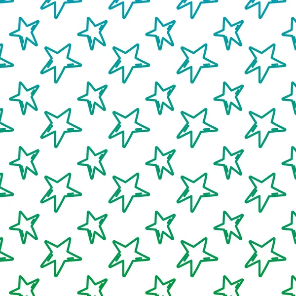 Arte Línea Degradada Estrella Brillante Cielo Vector Fondo Ilustración — Vector de stock