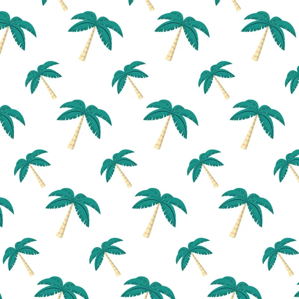 Tropical Palm Tree Leaves Background Vector Illustration — Stock Vector