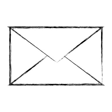 Grunge e-posta iletişim mesaj teknoloji stil vektör çizim