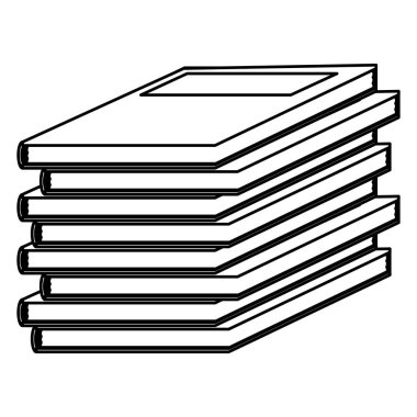 satır eğitim kitapları akademik nesne çalışma vektör çizim