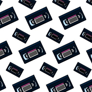 renk retro kaset eski kaset arka plan vektör çizim