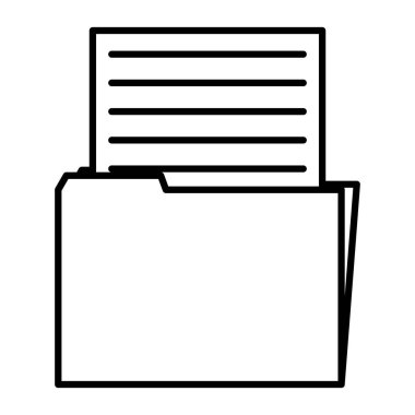 satırın office klasörü dosyanın belge veri vektör çizim ile