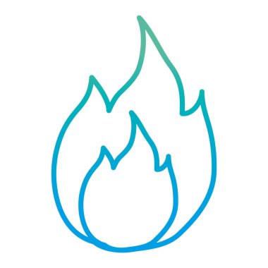 bozulmuş satır sıcak ateş tehlike alev tasarlamak vektör