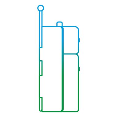 bozulmuş çizgi yan Bagaj nesne yolculuk tatil vektör çizim