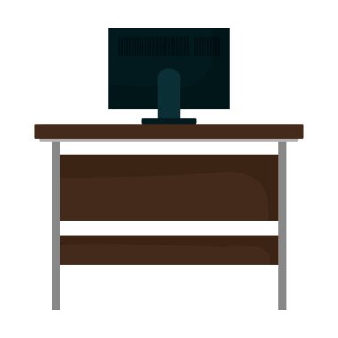 ahşap Resepsiyon vektör çizim elektronik bilgisayar teknolojisi