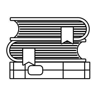 satır yakın açık Yönetim Kurulu ve ayırıcı stil vektör çizim kitapları