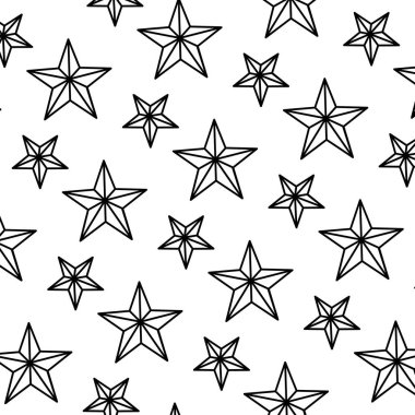 satır güzel parlak yıldız evren arka plan vektör çizim