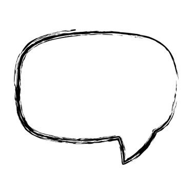 Grunge grafik sohbet kabarcık metin diyalog vektör çizim