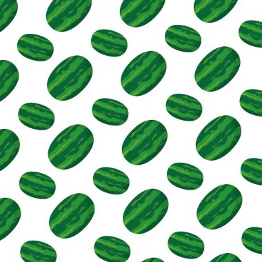 renk tropikal karpuz meyve beslenme arka plan vektör çizim