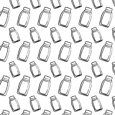 Grunge suyu beslenmesinde kristal kavanoz arka plan vektör çizim