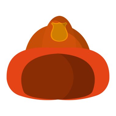 itfaiyeci kask ekipman acil koruma vektör çizim