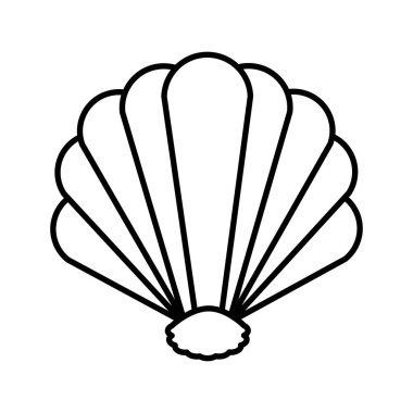 satır güzellik kabuk doğa manine stil vektör çizim