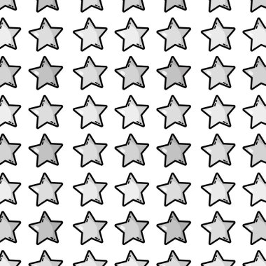 gri tonlamalı yıldız dekorasyon arka plan tasarlamak vektör gökyüzü