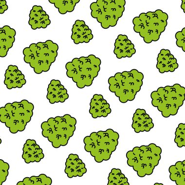 renk ekoloji bush yaprakları bitki arka plan vektör çizim