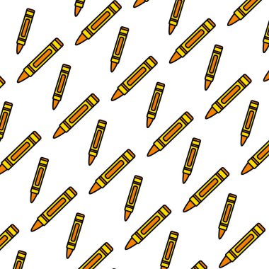 renk güzel mum boya kalem sanat arka plan vektör çizim