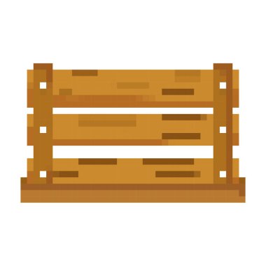 pixelated ahşap grillage doku tasarlamak vektör