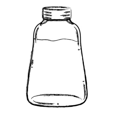 Grunge sağlıklı meyve suyu mason içecek vektör çizim